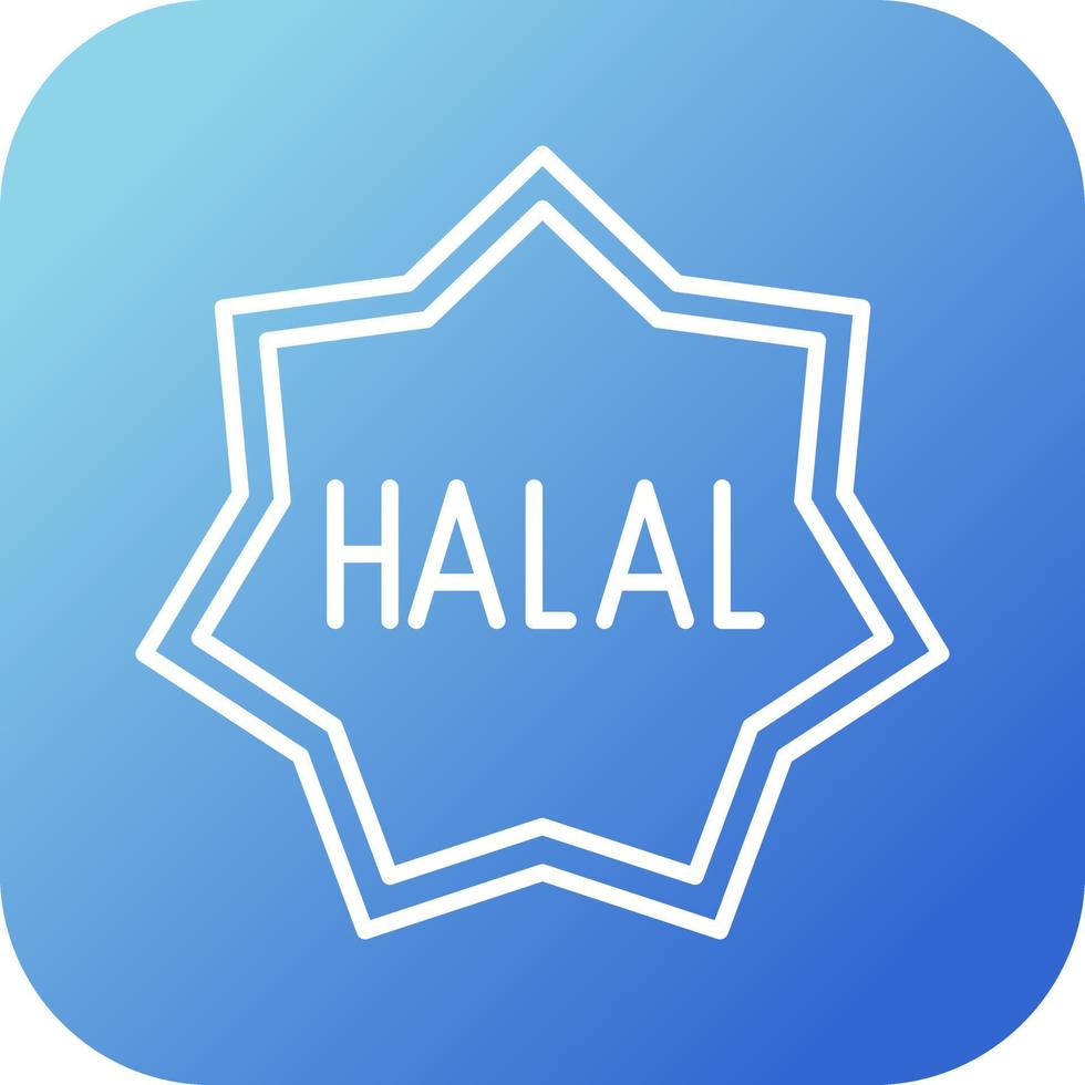 Halal Vector Icon