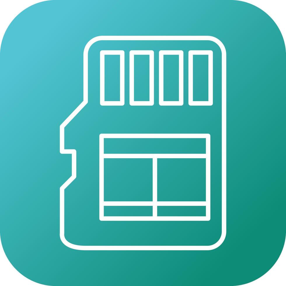 Memory Card Vector Icon