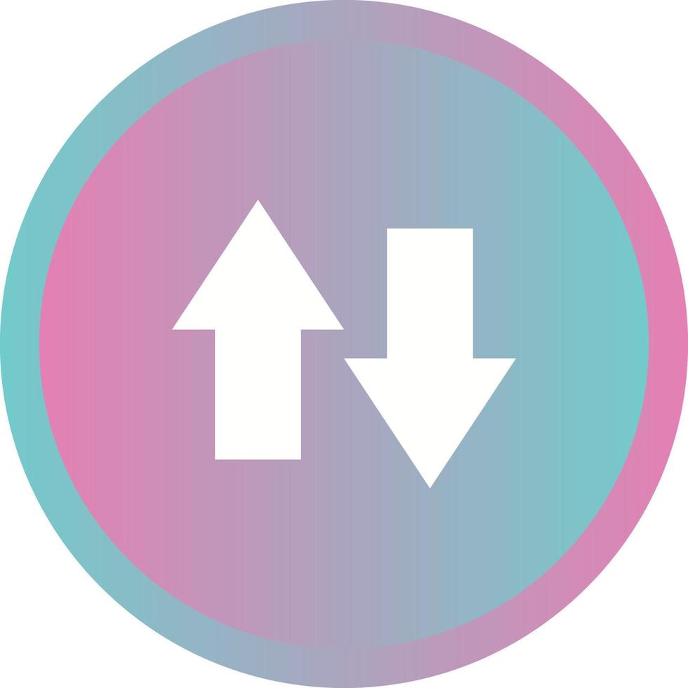 Unique Data Connection Vector Glyph Icon