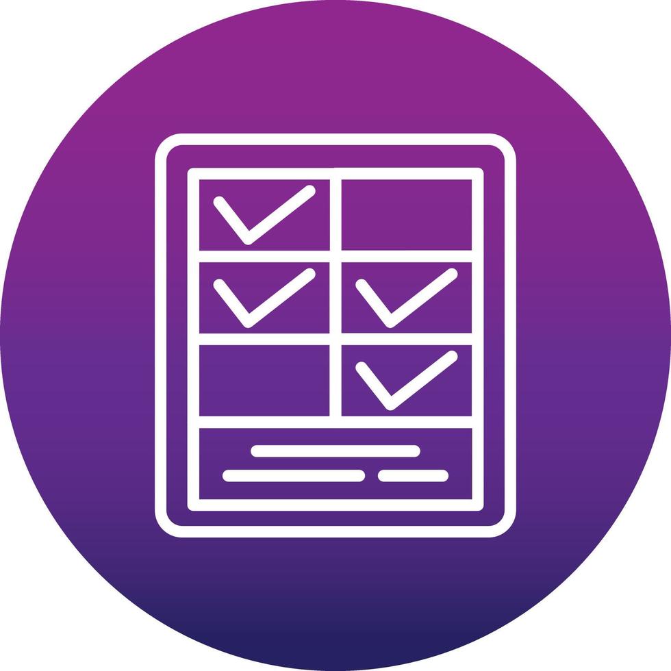 Planner  Vector Icon