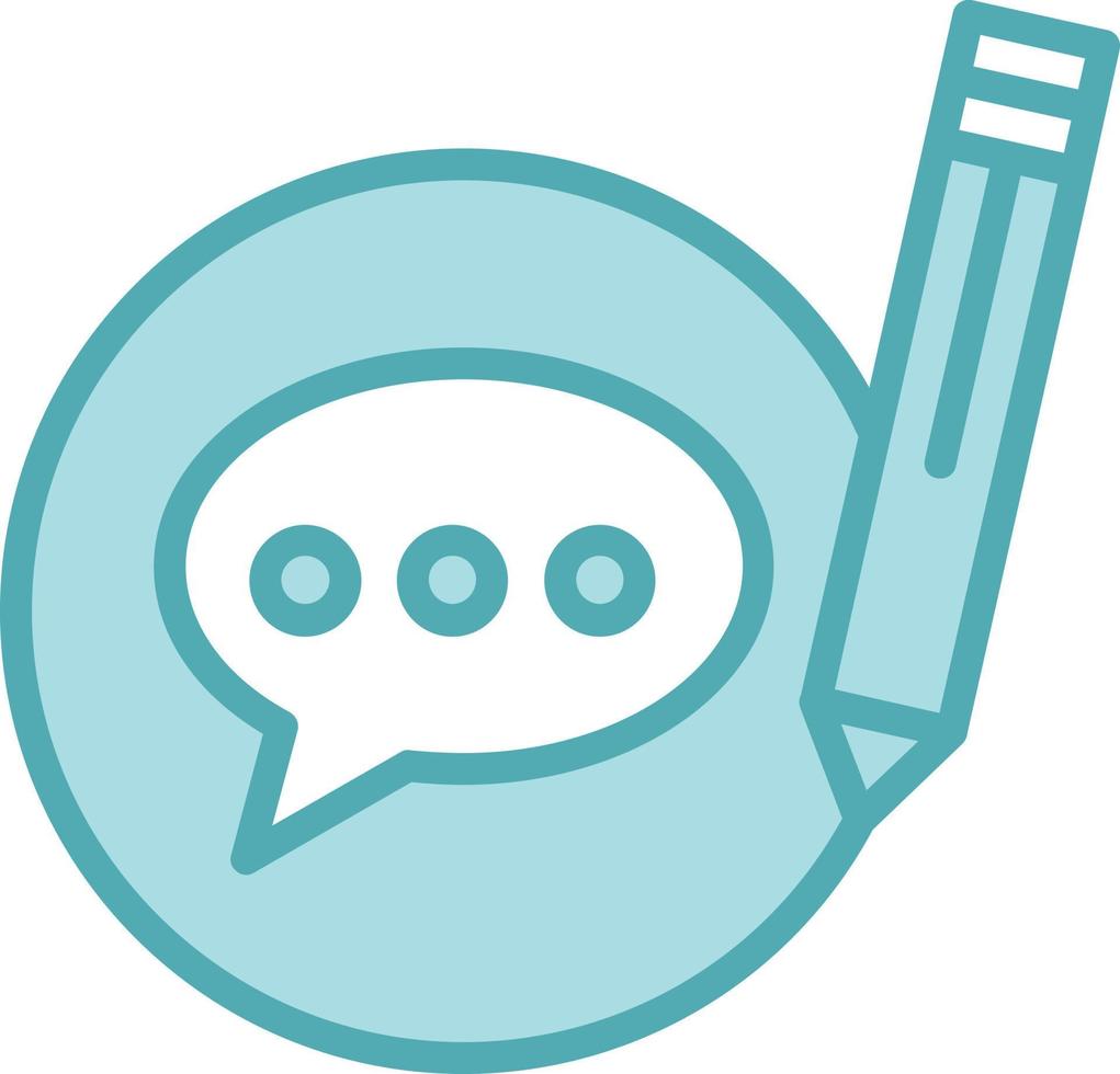 Blogger Vector  Icon