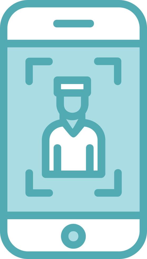 Mobile Selfie Vector  Icon