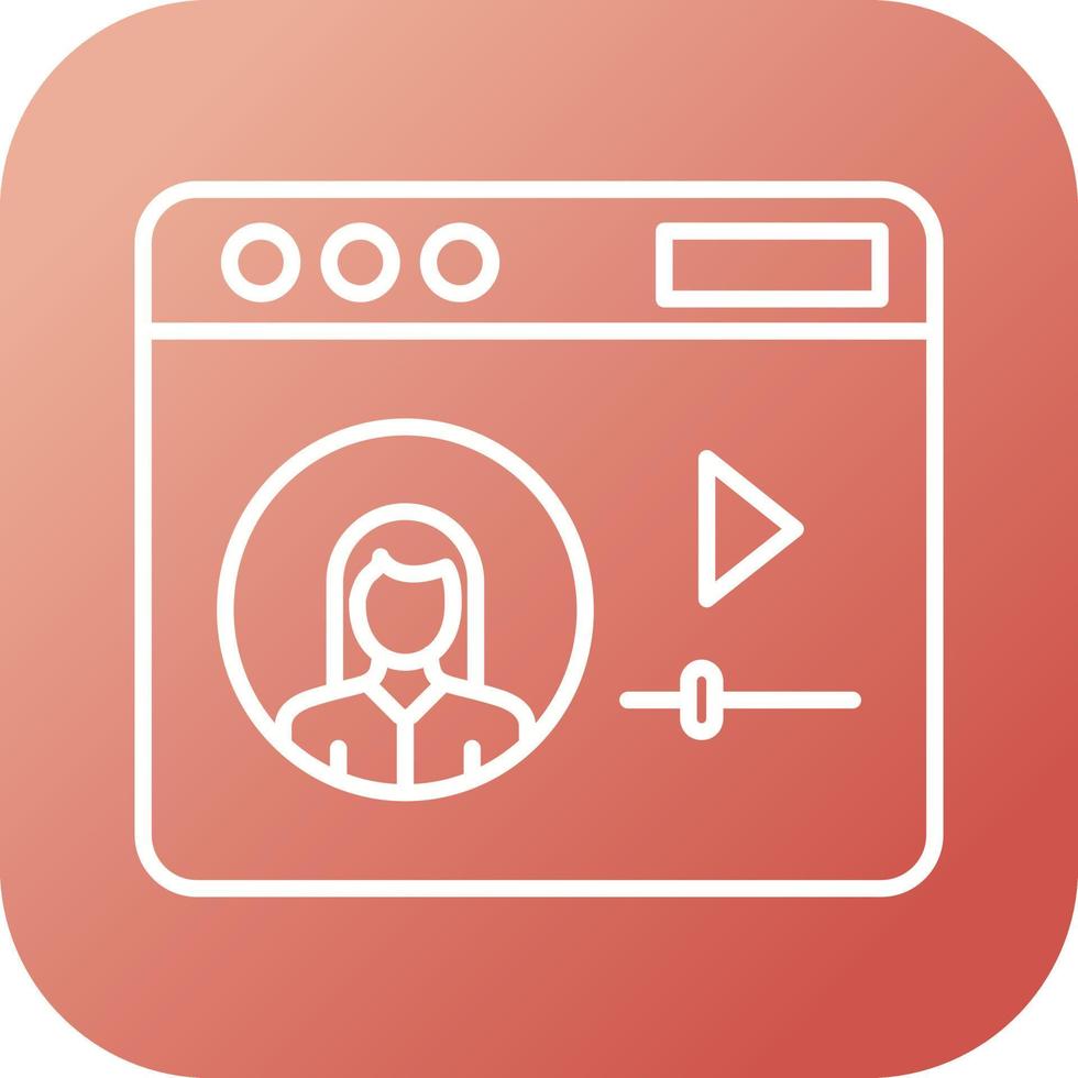 Video Tutorial Vector Icon