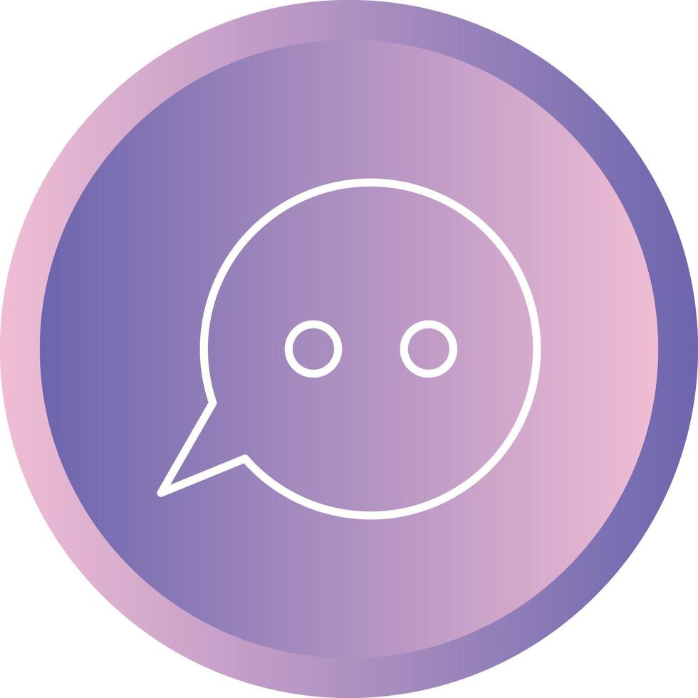 Unique Message Bubbles Vector Line Icon