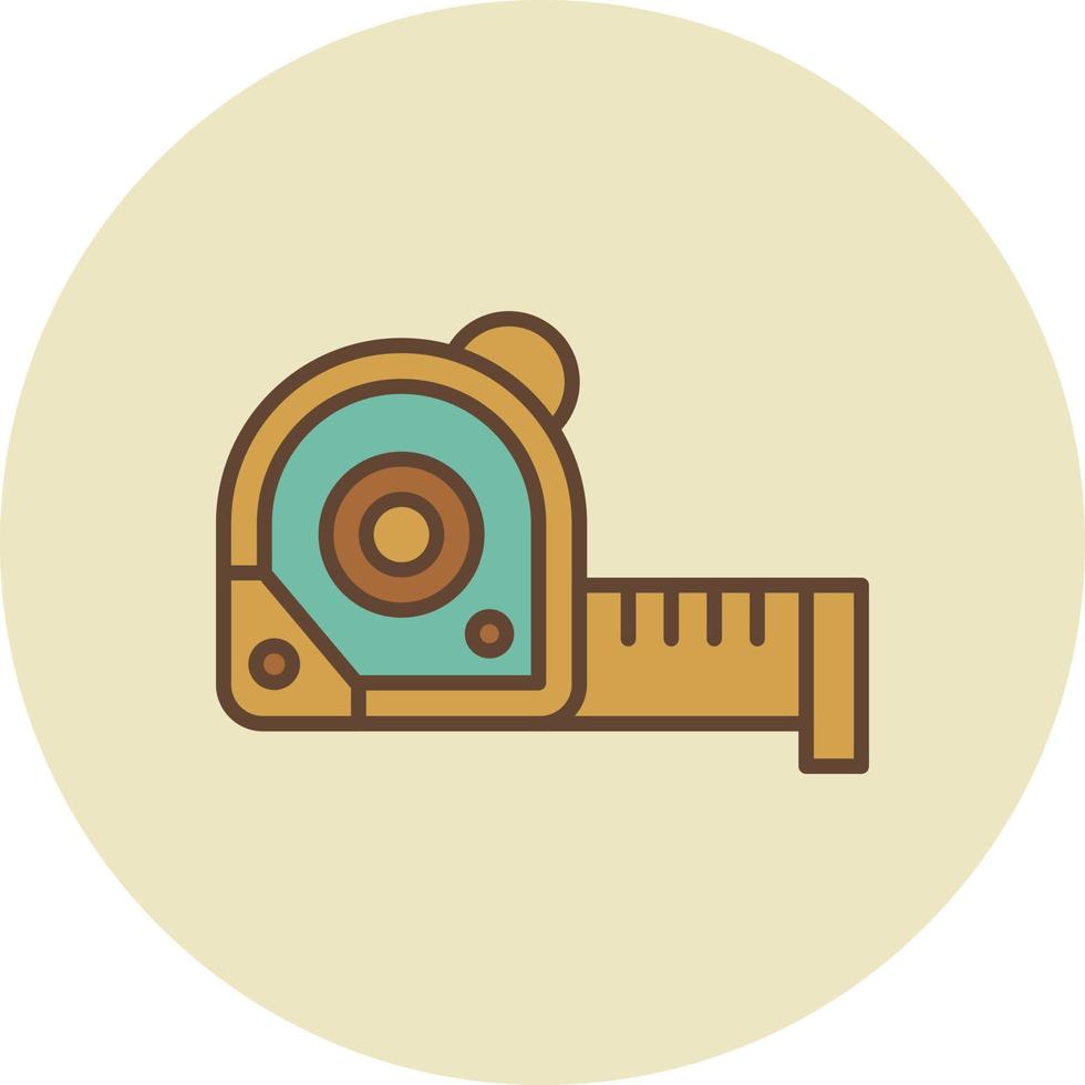 Measure Tape Creative Icon Design vector