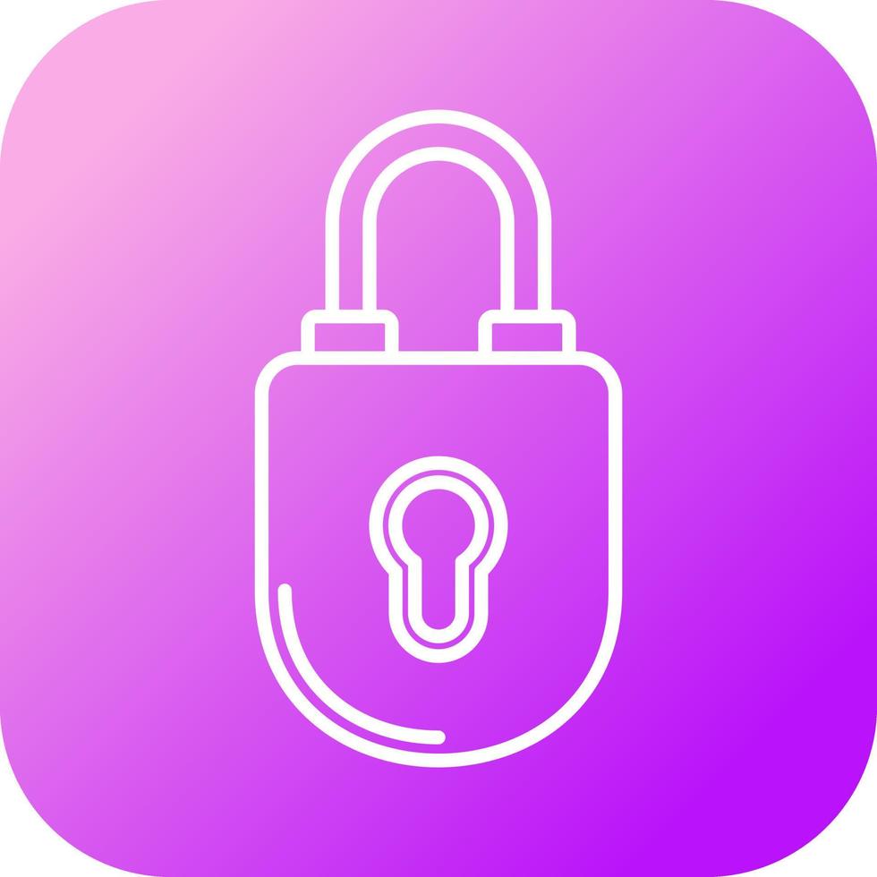 Padlock Vector Icon 15493602 Vector Art at Vecteezy