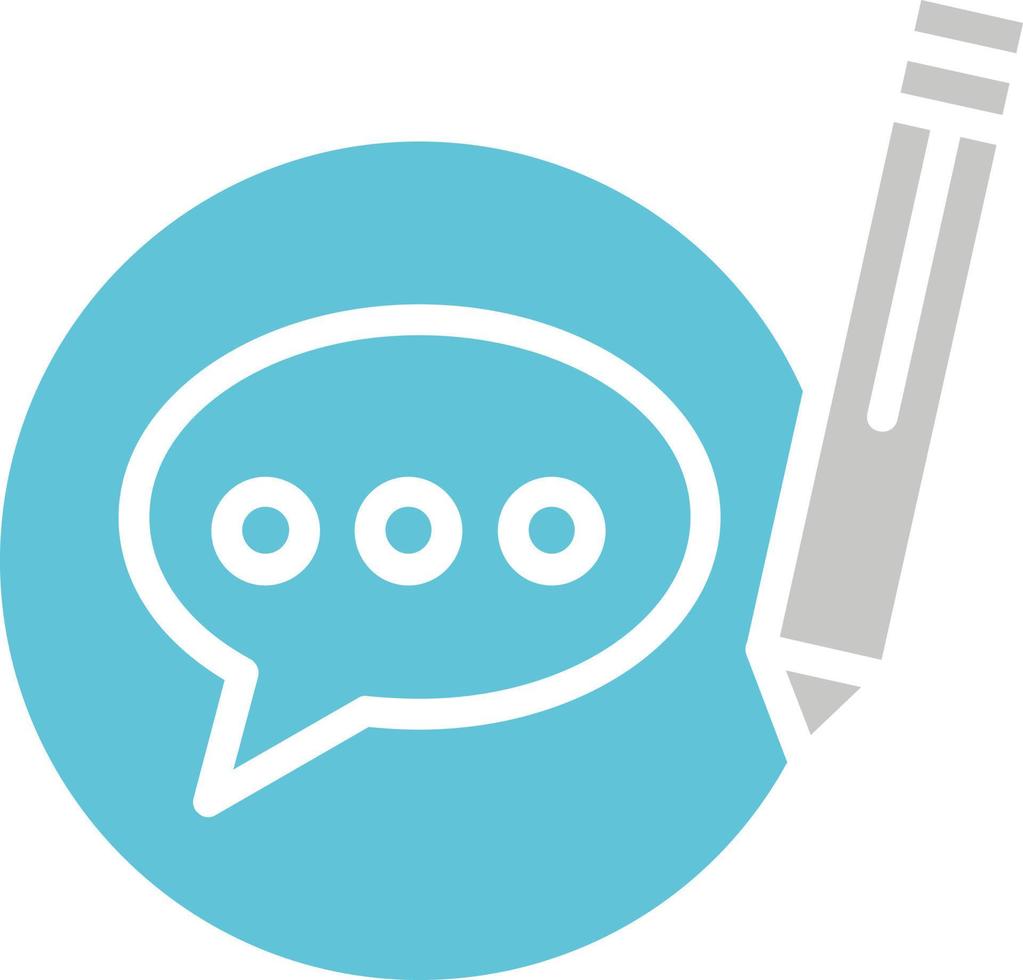 Blogger Vector  Icon
