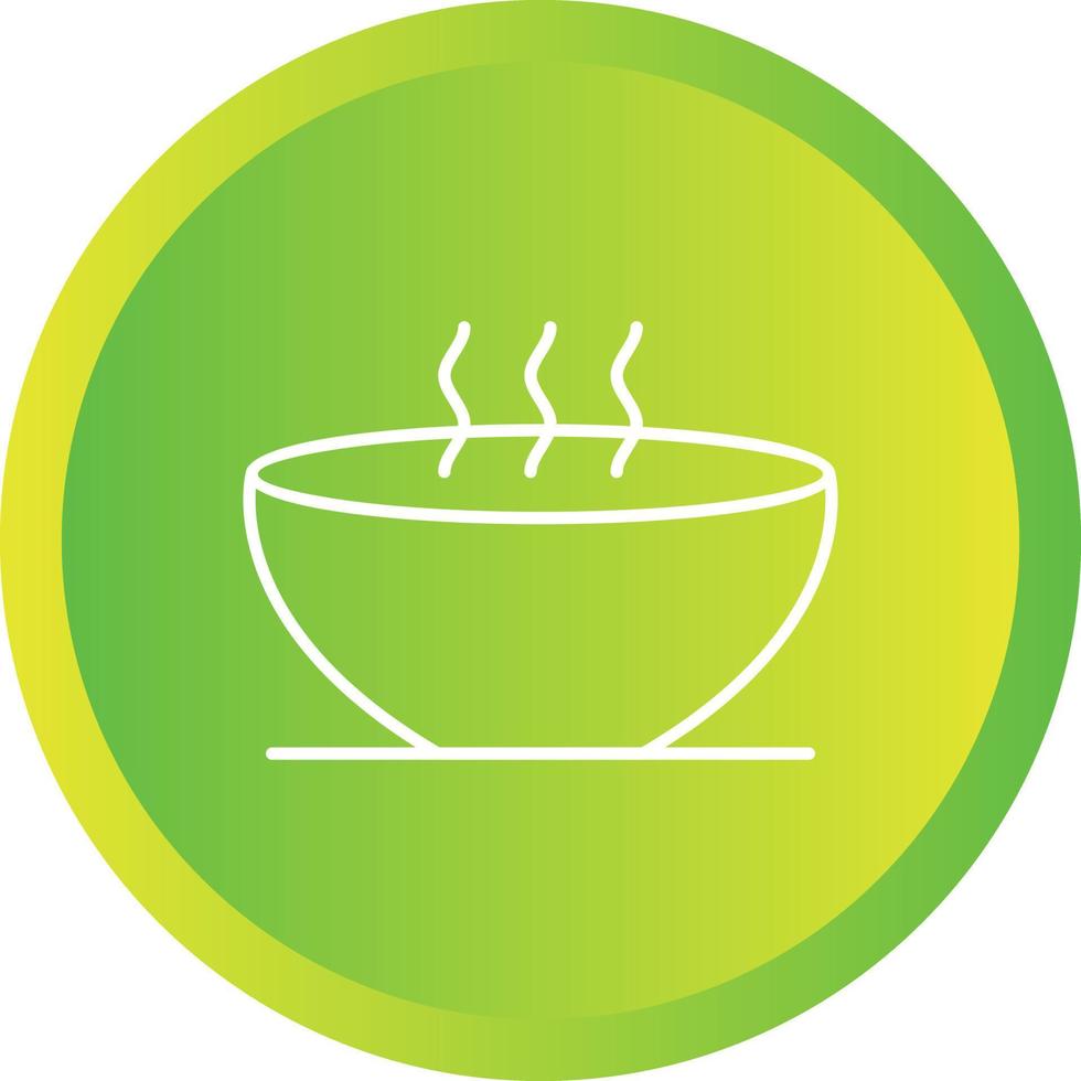 Unique Hot Soup Vector Line Icon
