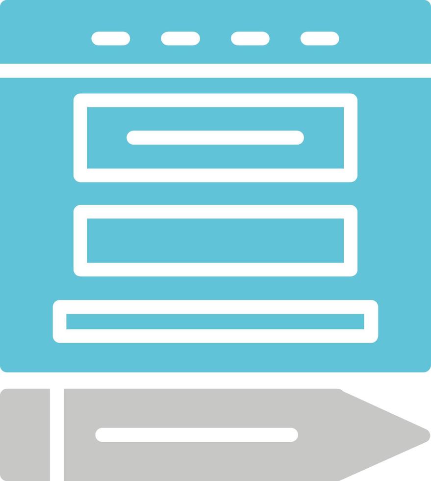 Blogger Vector  Icon
