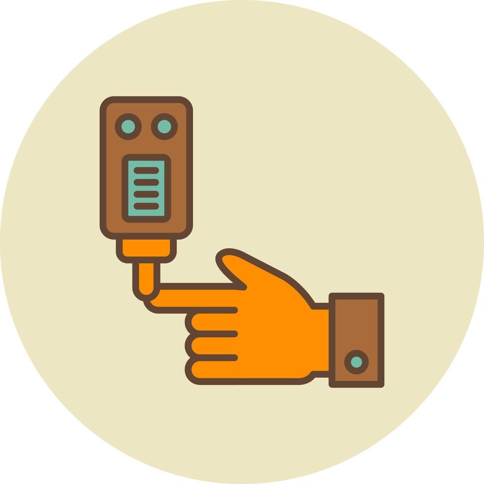 Blood Test Creative Icon Design vector
