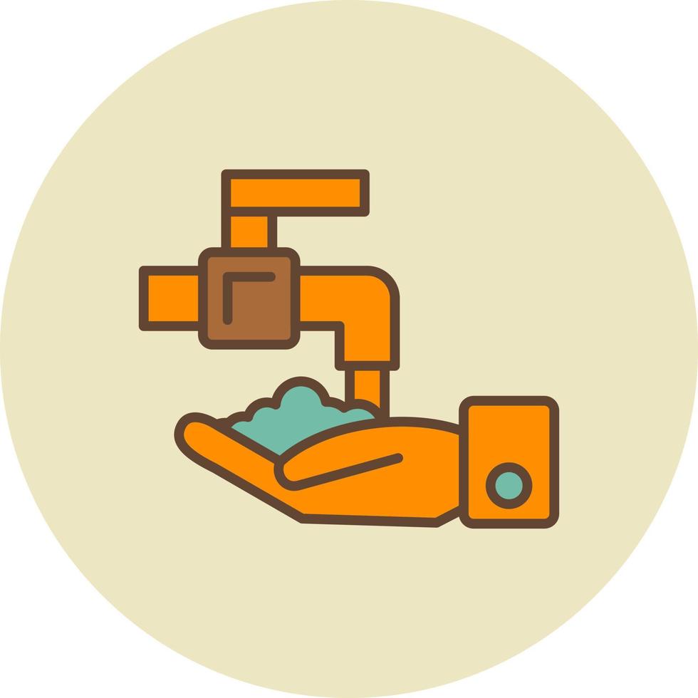 Handwash Creative Icon Design vector