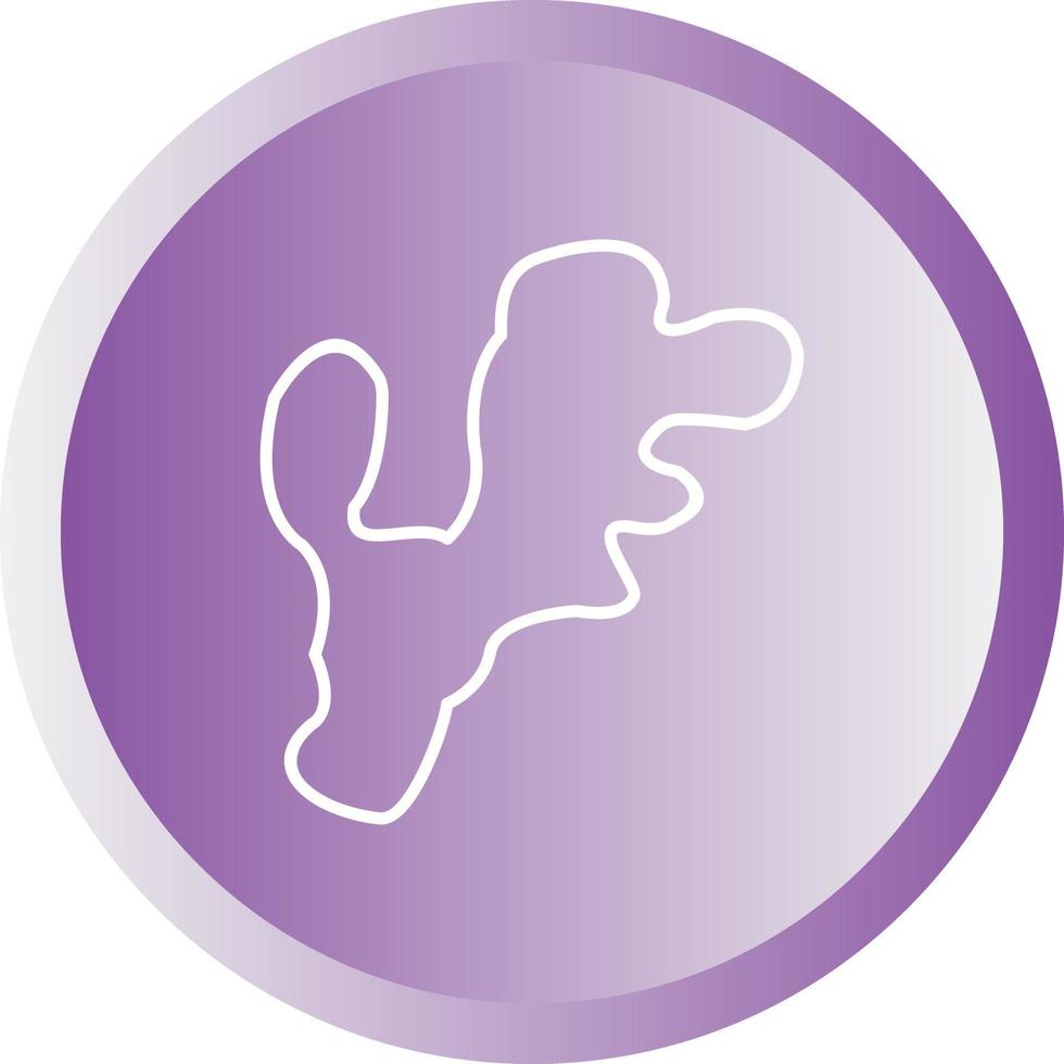 Unique Ginger Vector Line Icon