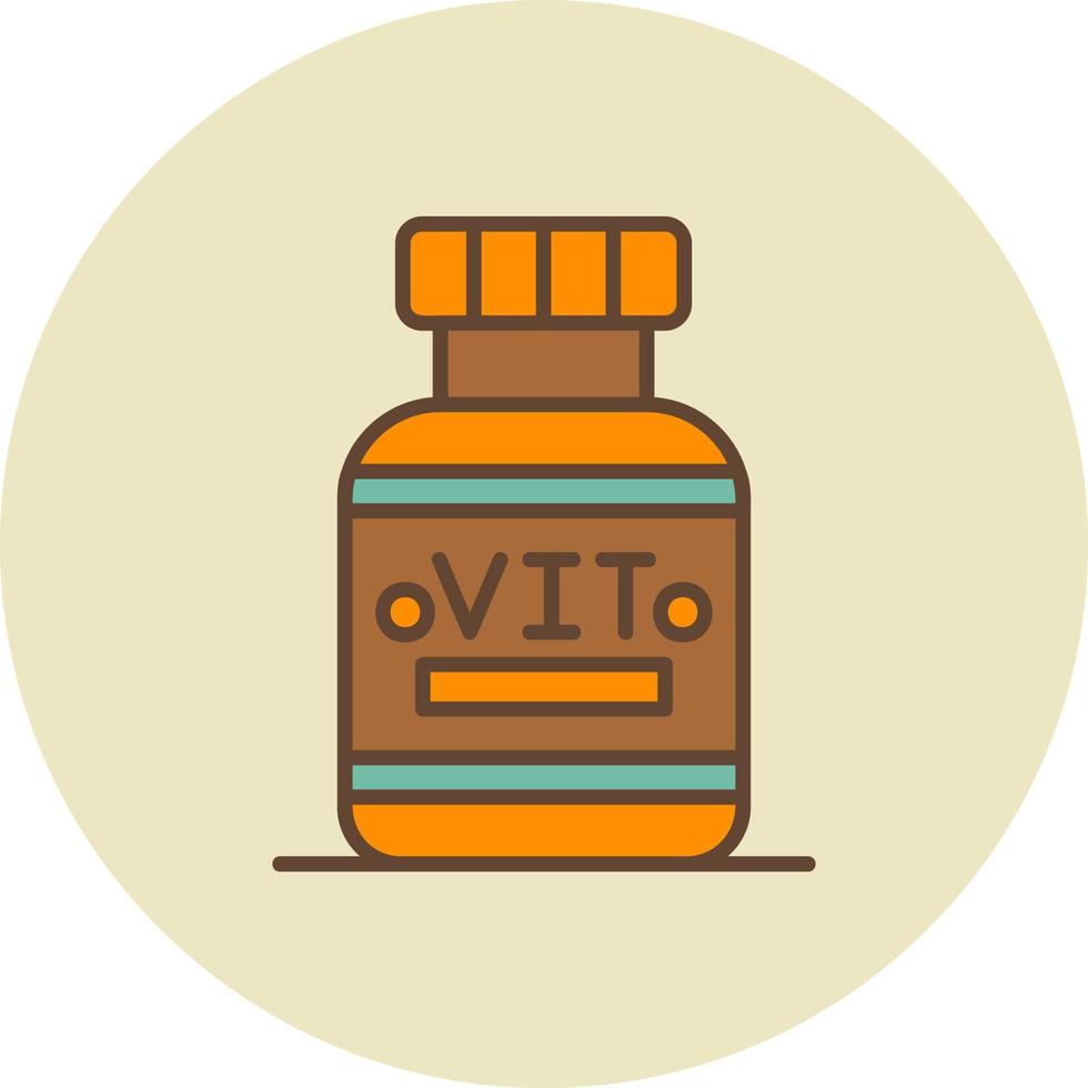 Vitamins Creative Icon Design vector