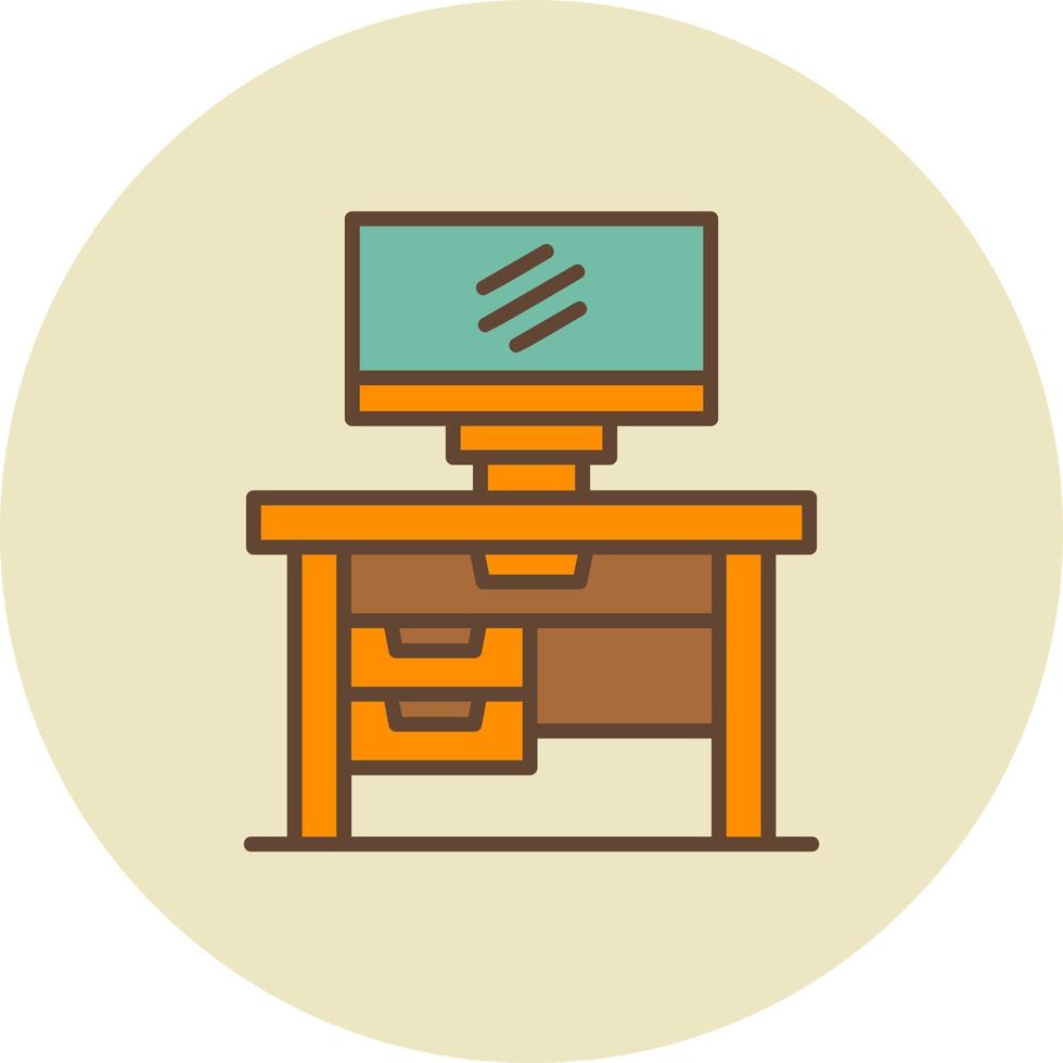 Desk Creative Icon Design vector