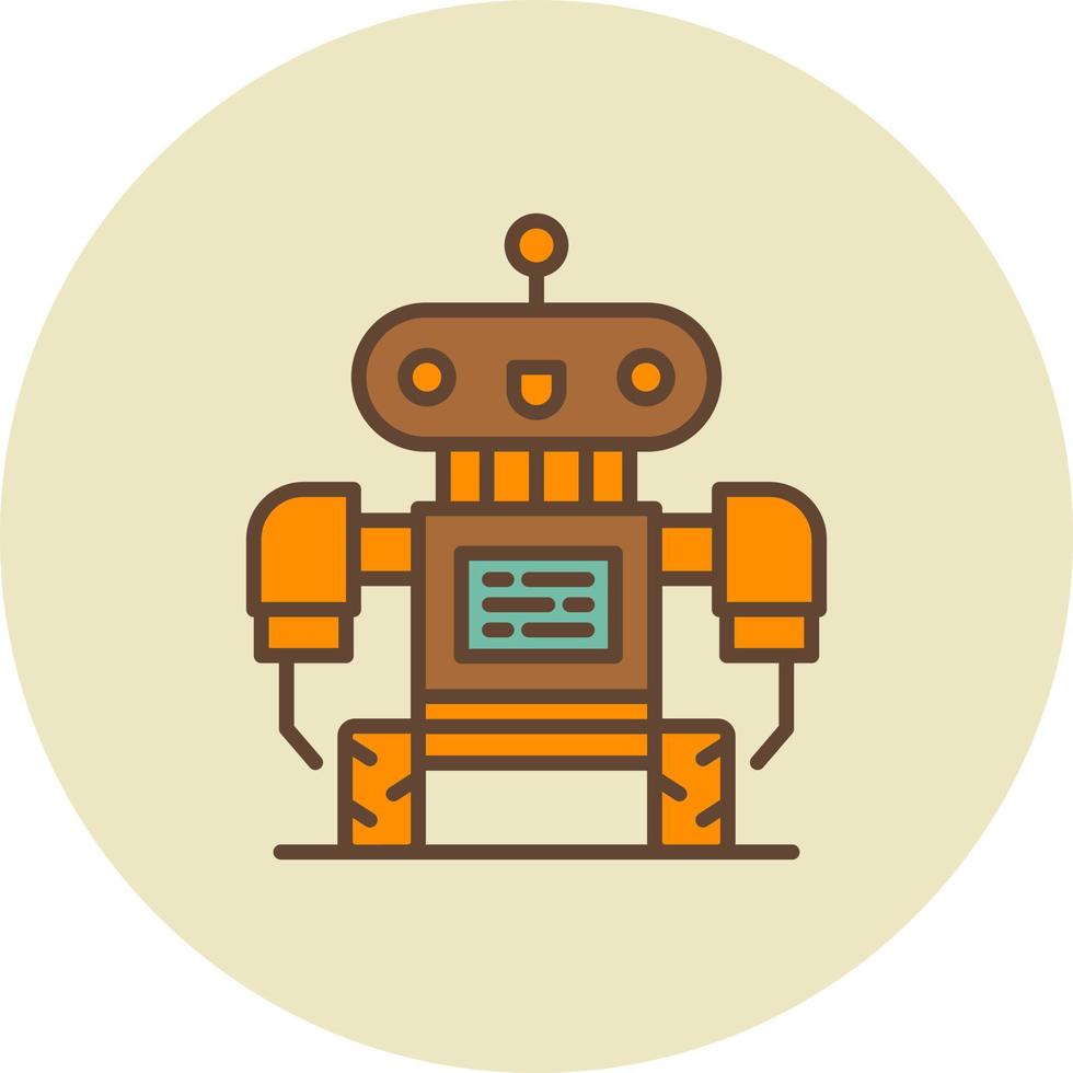 Robot Creative Icon Design vector