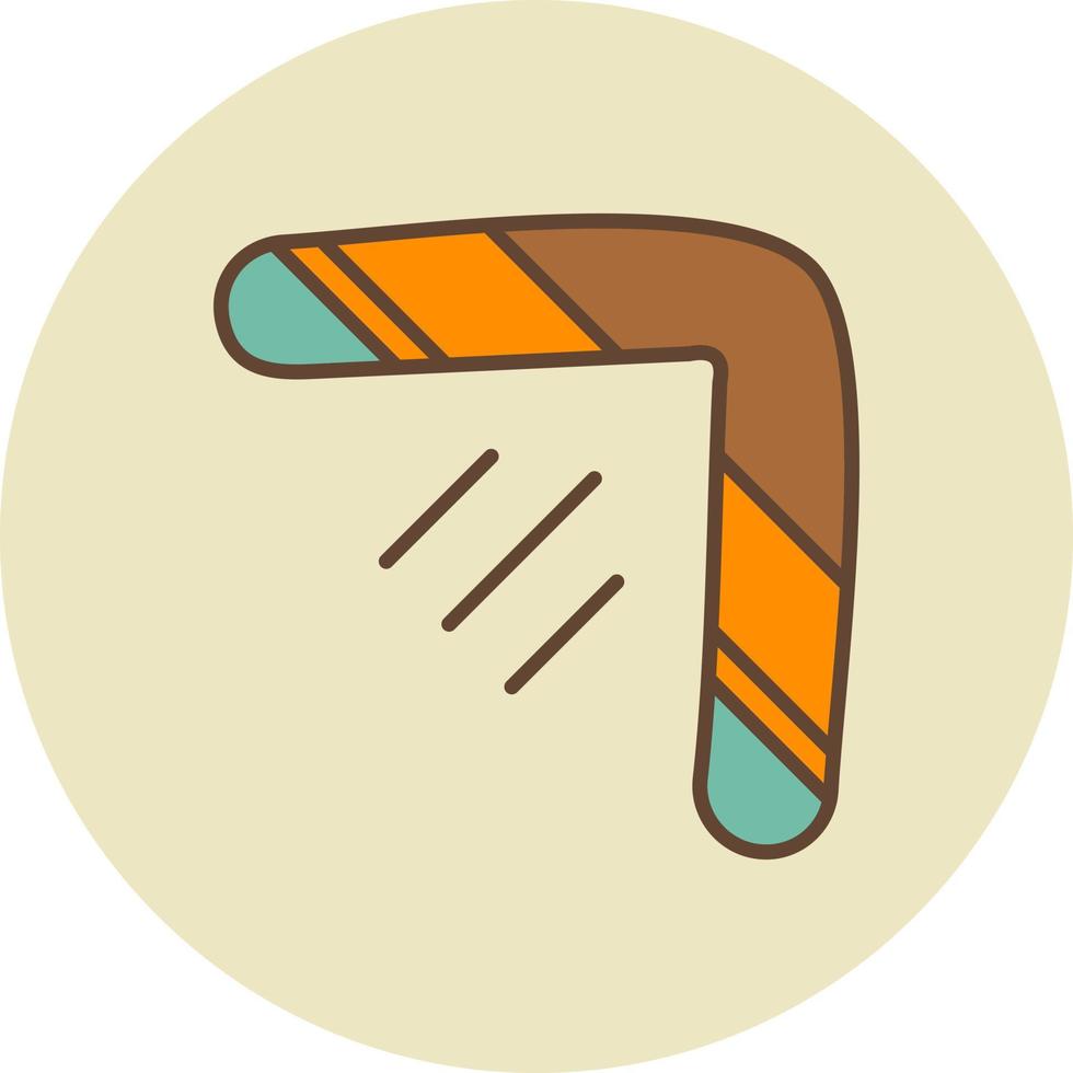 diseño de icono creativo boomerang vector