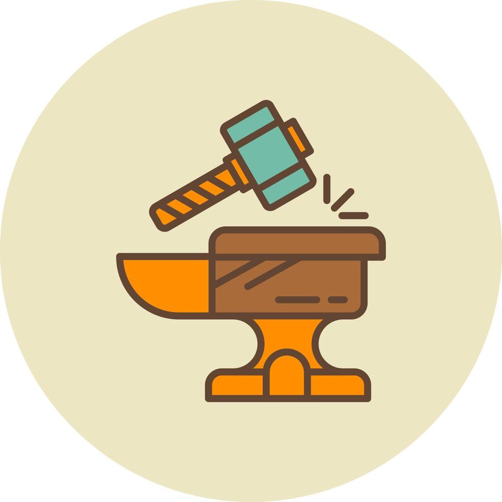 Anvil Creative Icon Design vector