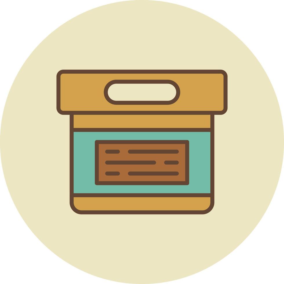 diseño de icono creativo de caja vector