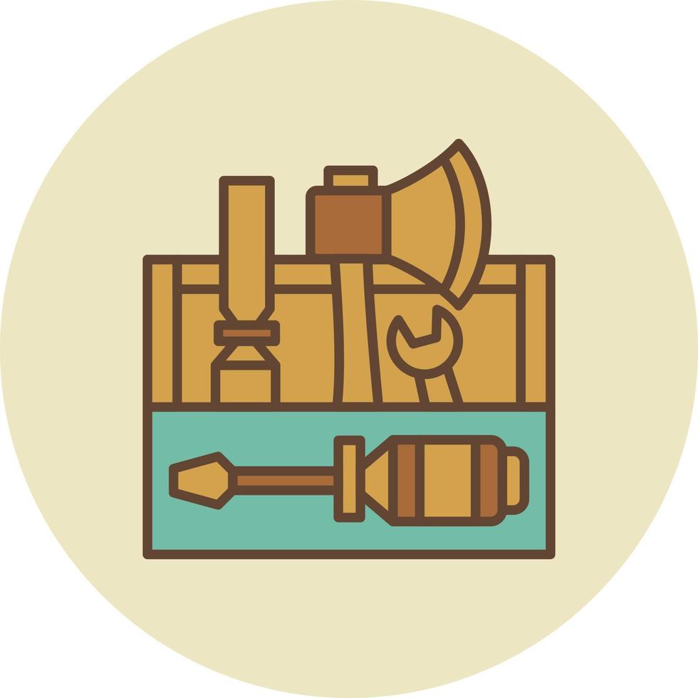 diseño de icono creativo de caja de herramientas vector