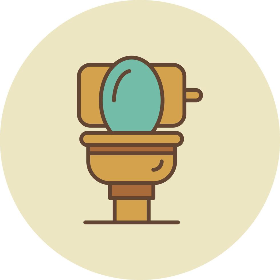 Toilet Creative Icon Design vector