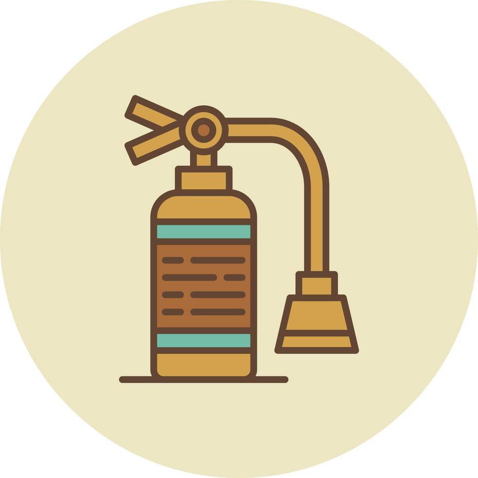 Fire Extinguisher Creative Icon Design vector