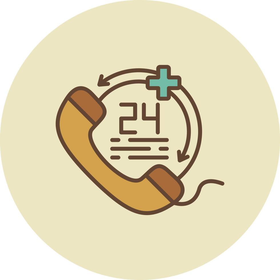 Emergency call Creative Icon Design vector