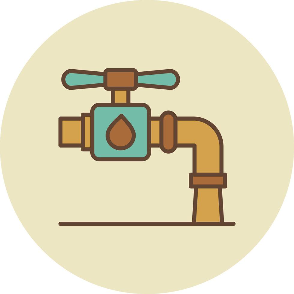 Faucet Creative Icon Design vector