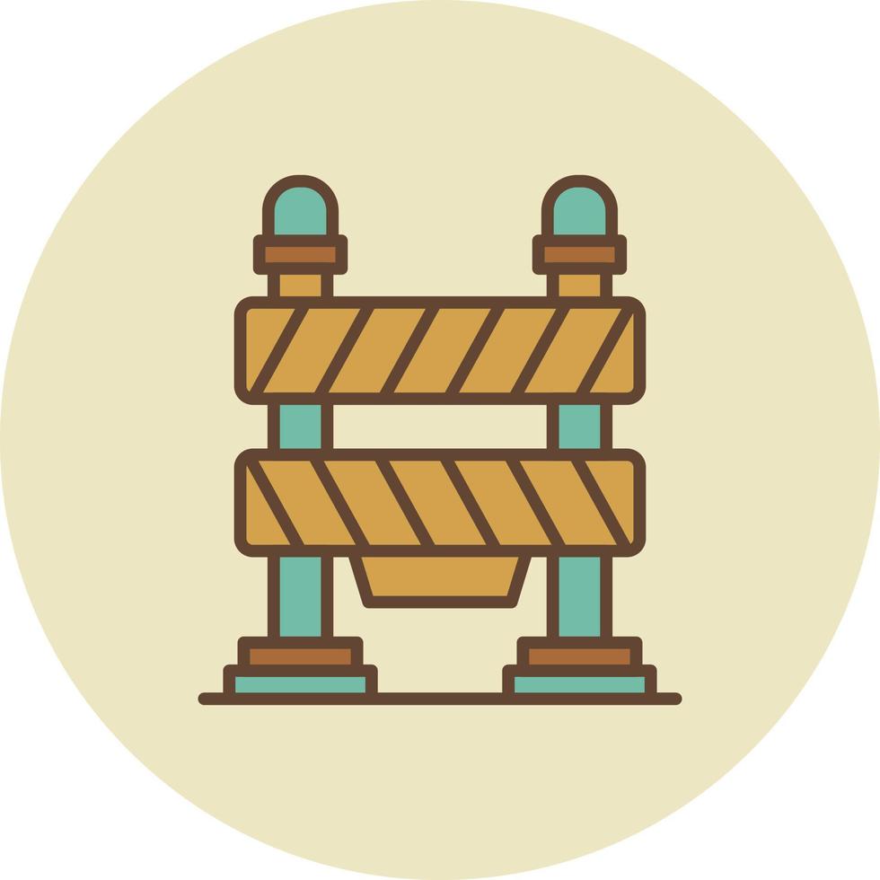 Barrier Creative Icon Design vector