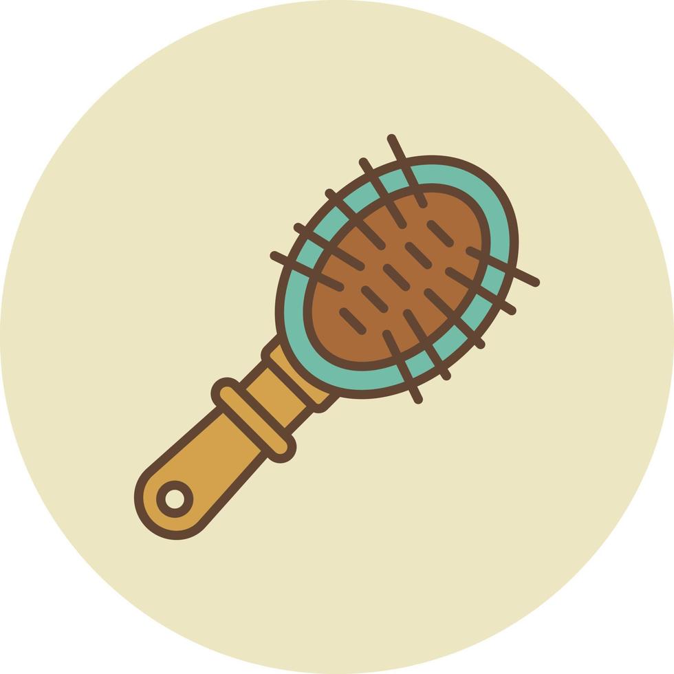 Hairbrush Creative Icon Design vector