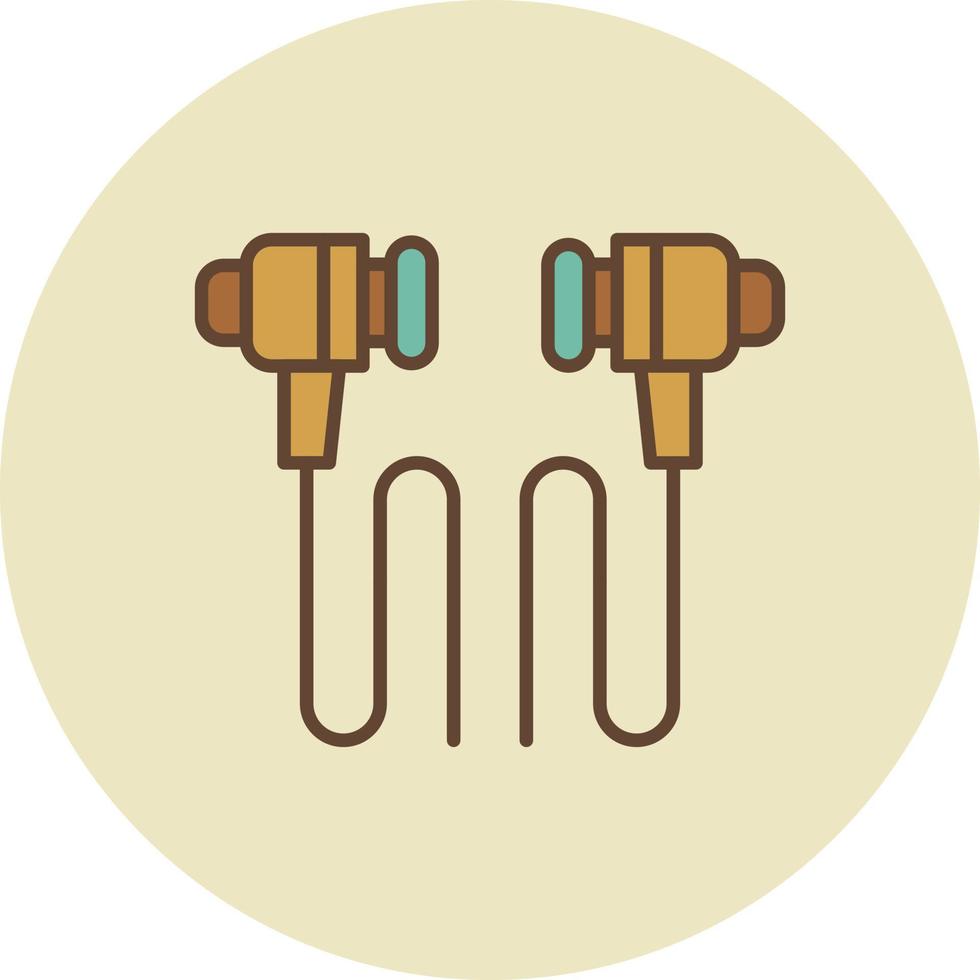 Earphone Creative Icon Design vector