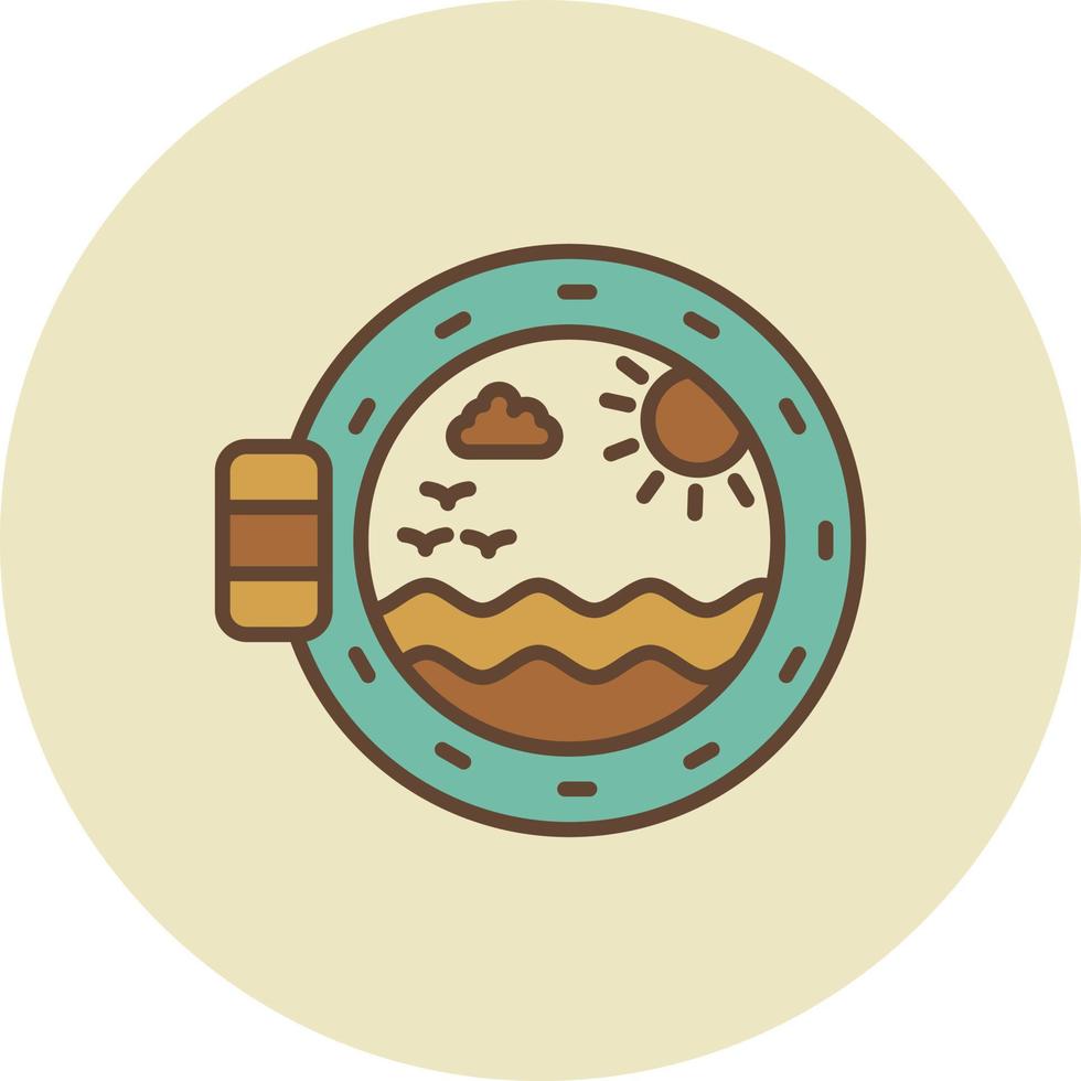 Porthole Creative Icon Design vector