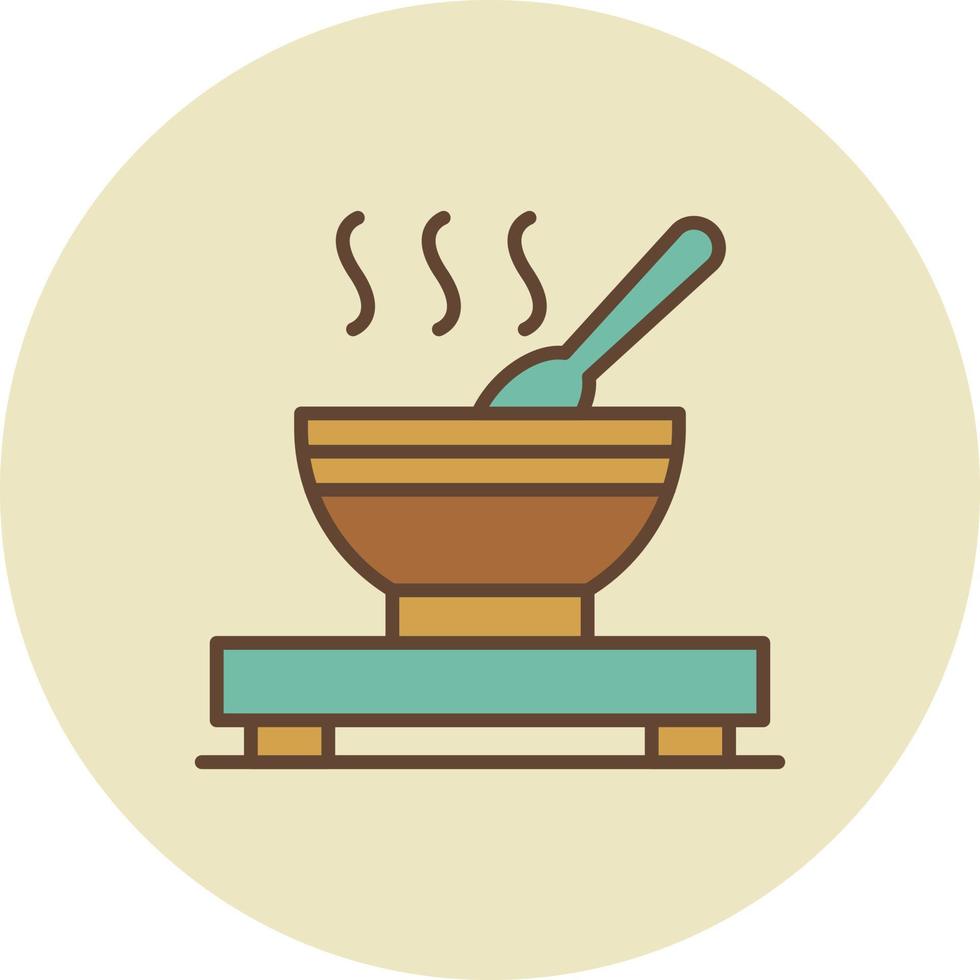 diseño de icono creativo de sopa caliente vector