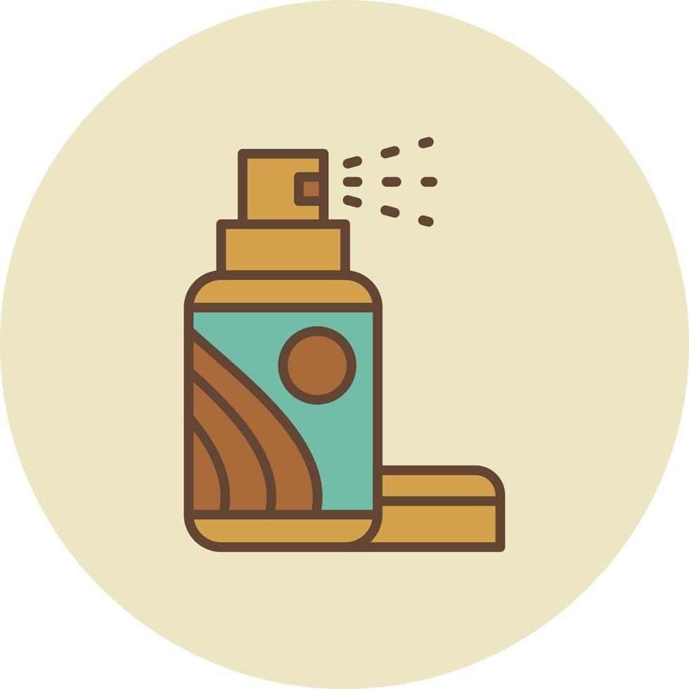 Hairspray Creative Icon Design vector