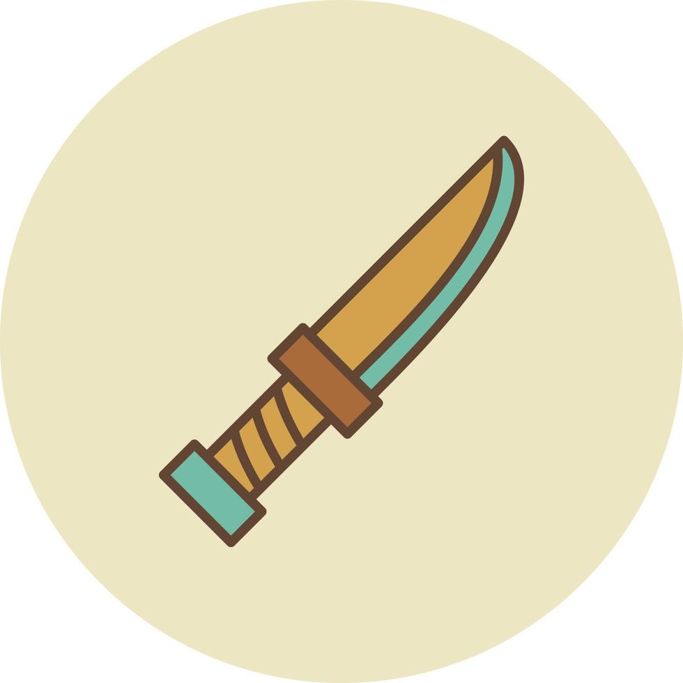 diseño de icono creativo de cuchillo vector