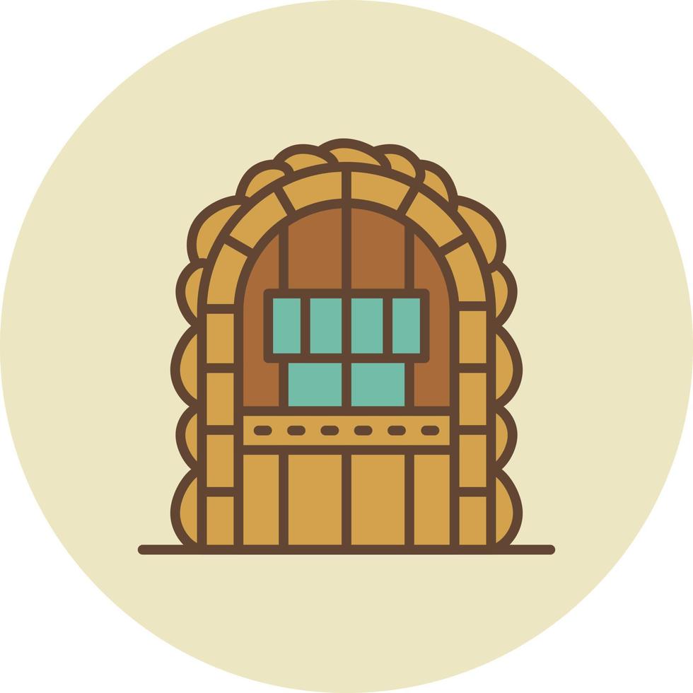 Dungeon Creative Icon Design vector