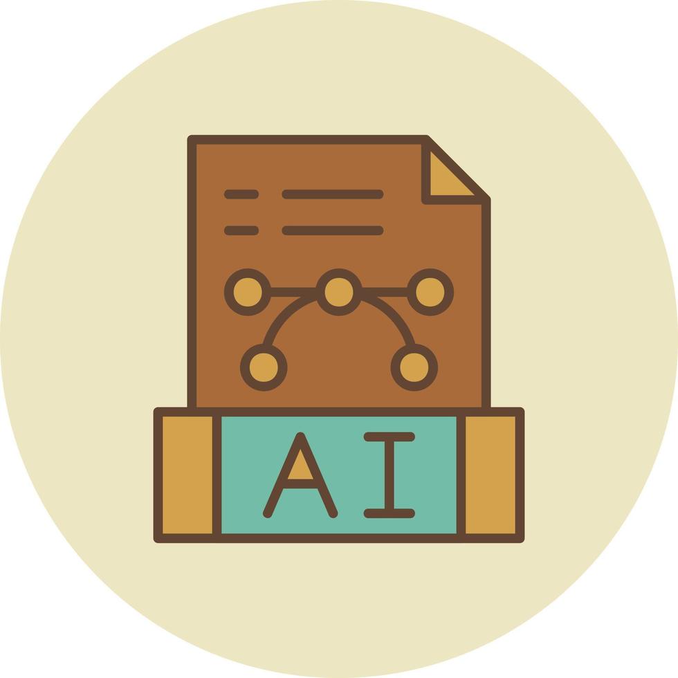 diseño de icono creativo de archivo ai vector