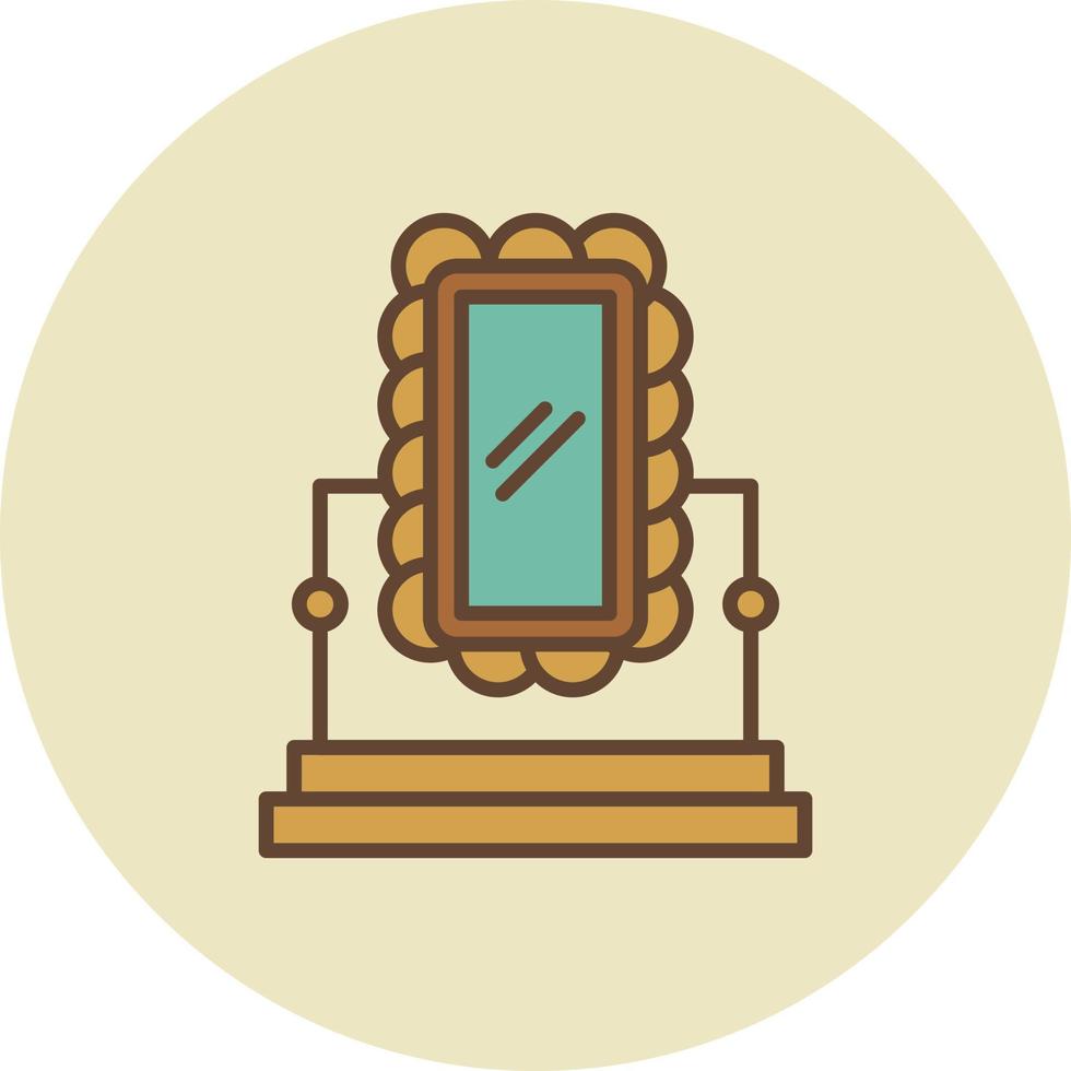 Mirror Creative Icon Design vector