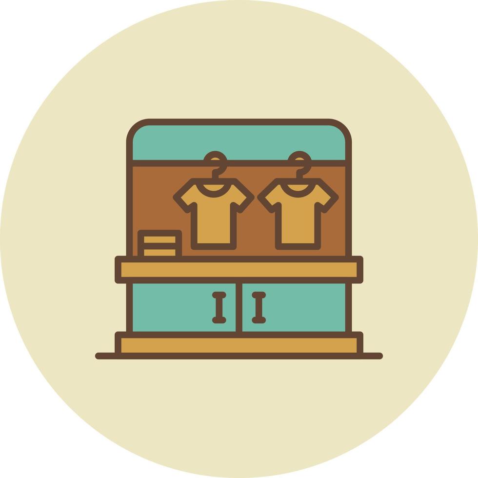 Clothes Rack Creative Icon Design vector