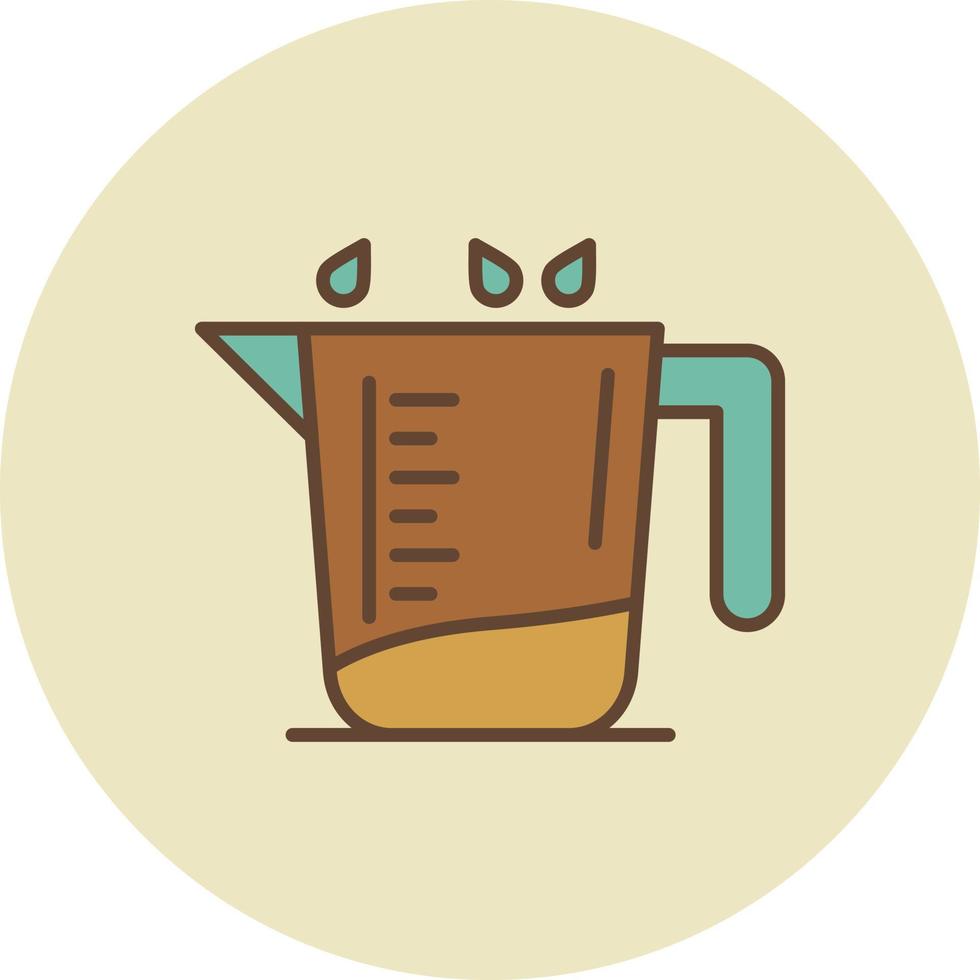 Measuring Glass Creative Icon Design vector
