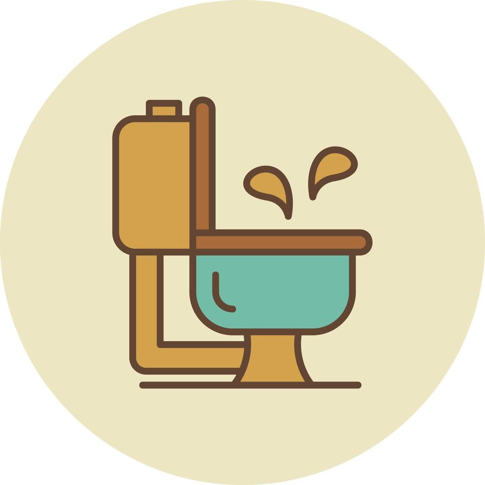 Toilet Creative Icon Design vector