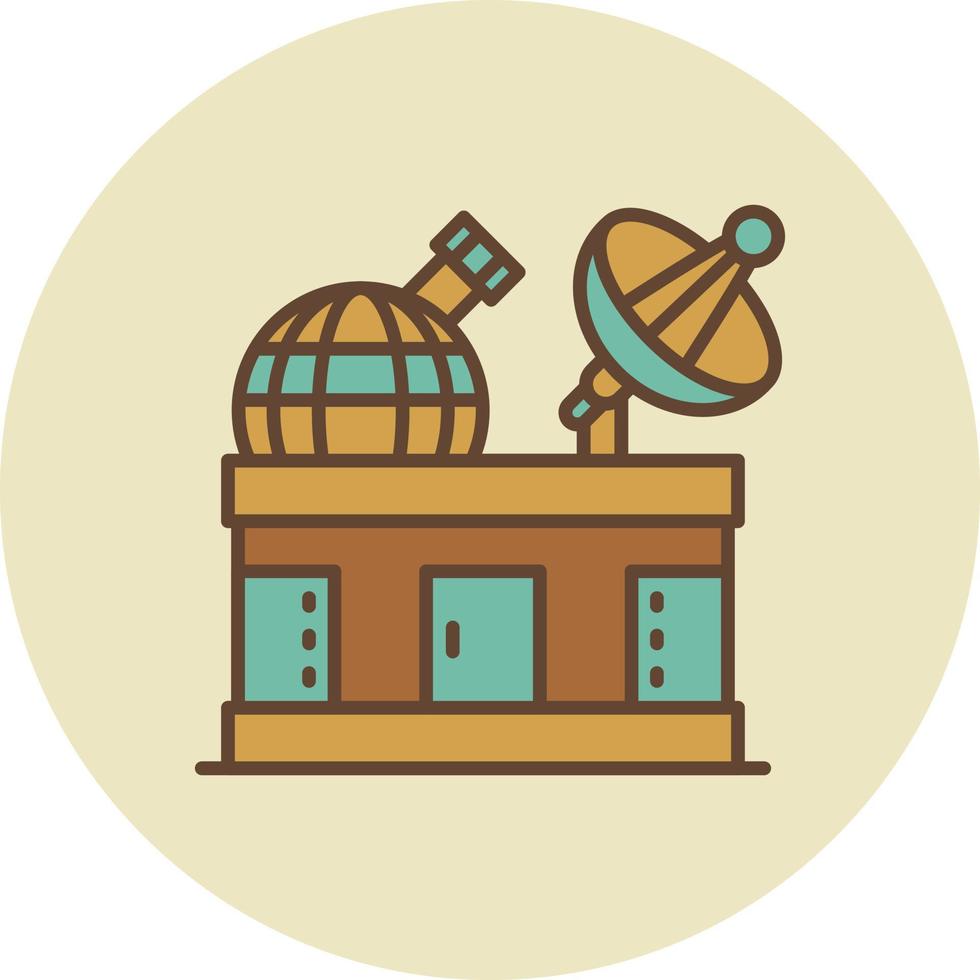 Observatory Creative Icon Design vector
