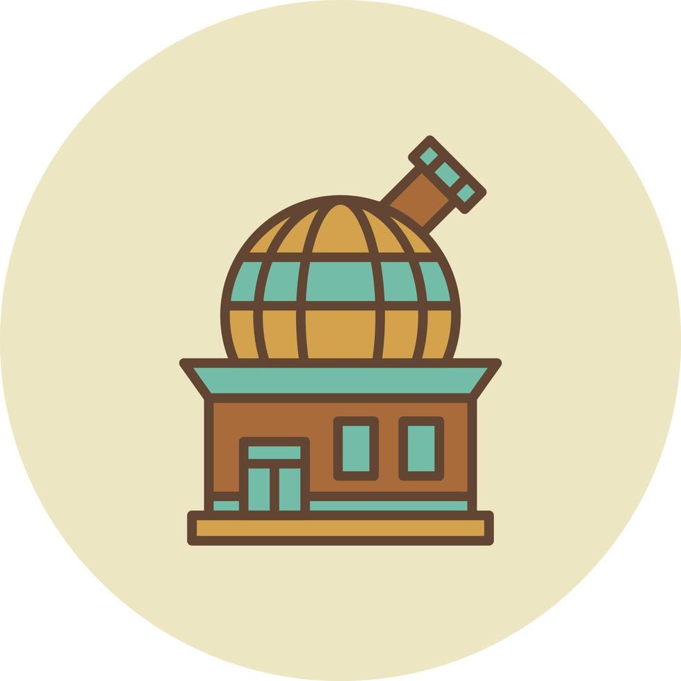 Observatory Creative Icon Design vector