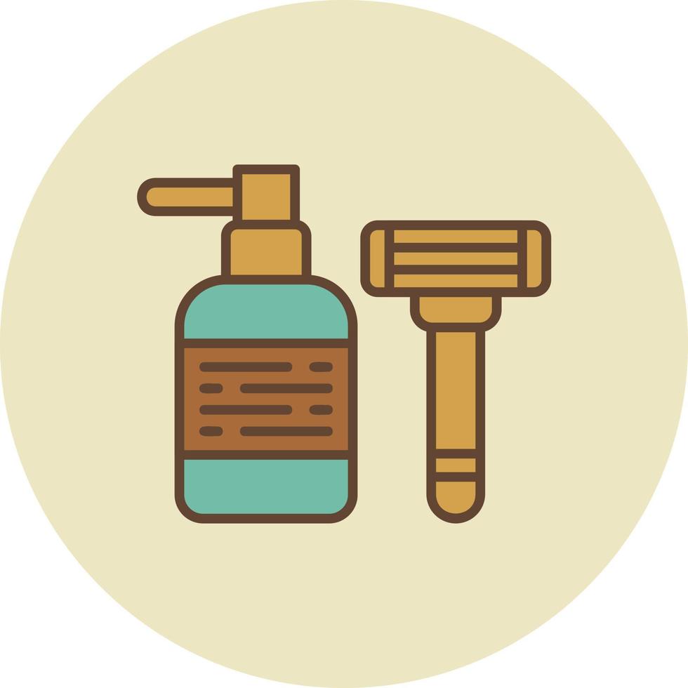 Shaving Creative Icon Design vector