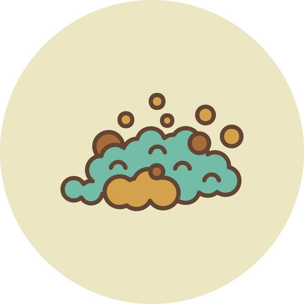 Soap Suds Creative Icon Design vector