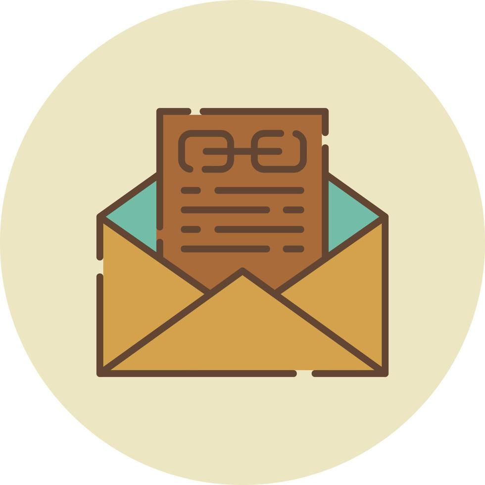 Email Link Creative Icon Design vector