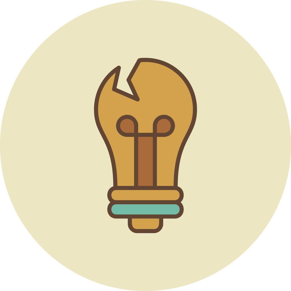 Bulb Creative Icon Design vector