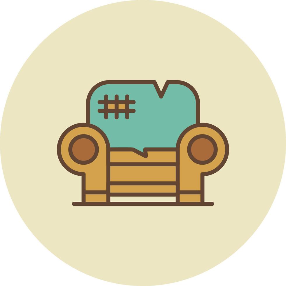 Sofa Creative Icon Design vector