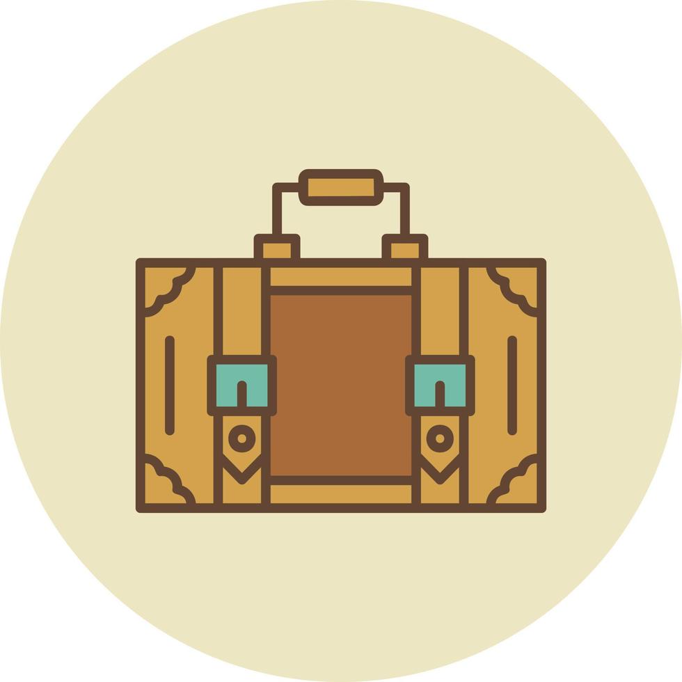 diseño de icono creativo de maleta vector