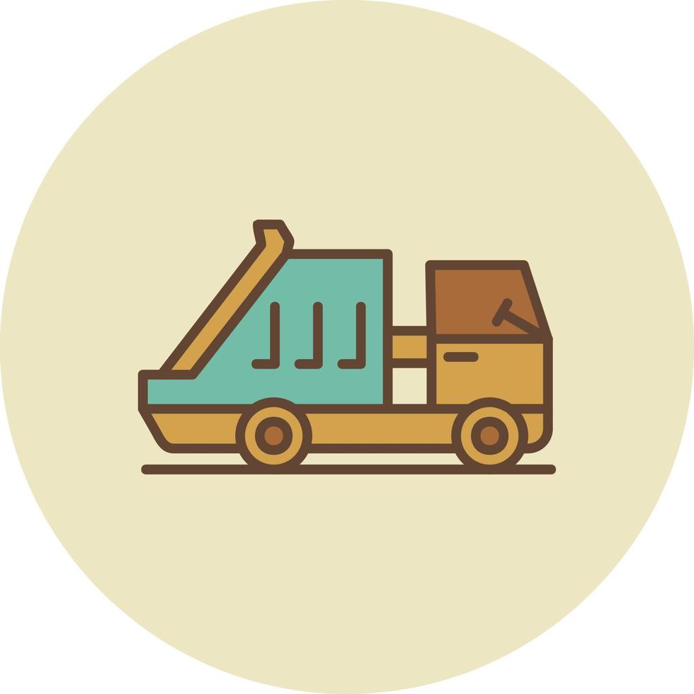 Car Waste Creative Icon Design vector