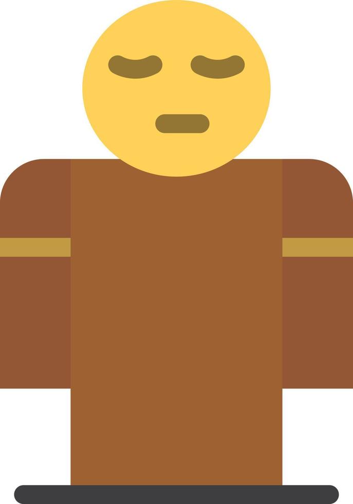 Arms Hands Open Person  Flat Color Icon Vector icon banner Template
